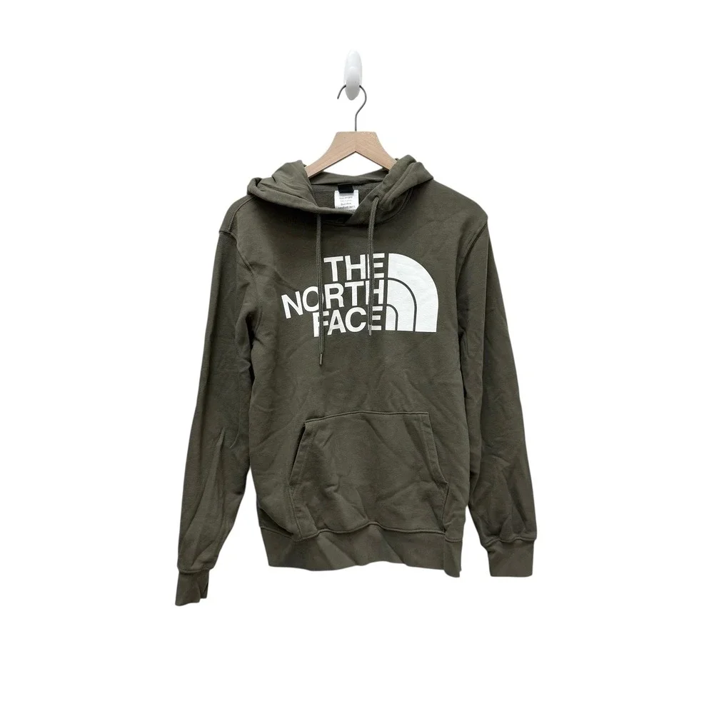 The North‎ Face Olive Green Hoodie Pullover Sweatshirt Mens Size S Small